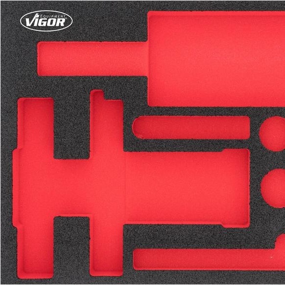 VIGOR V7265-L Cuvette en mousse souple  vide 393 mm x 282 mm x 35 mm