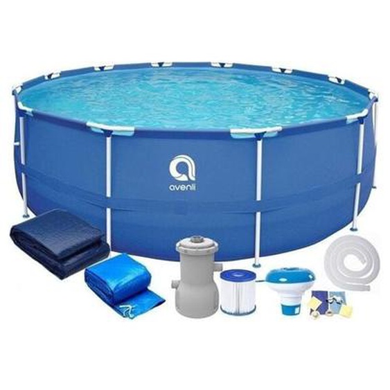 Viking Choice - Piscine Hors-sol Tubulaire - complète - 305x76 cm - avec pompe