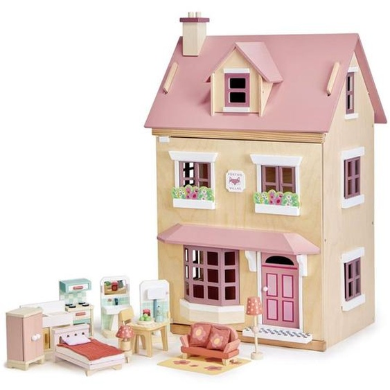 Villa Rose, Beige, Blanc