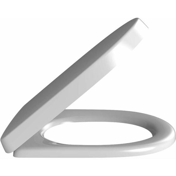 Villeroy&boch - Abattants de toilette, charnières en acier inoxydable, En Duroplast Blanc