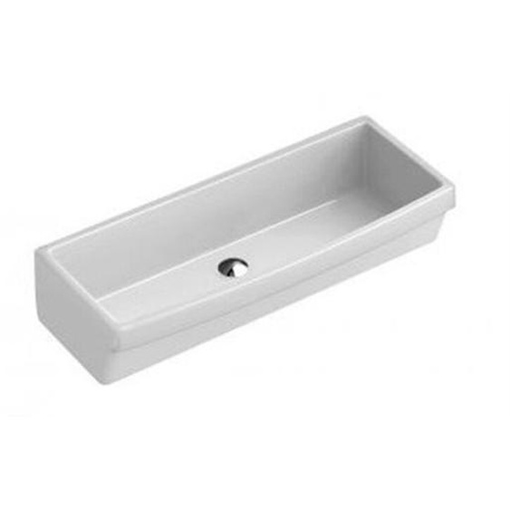 Villeroy&boch - Lavabo collectif o.novo en céramique - rectangulaire sans dosseret - Couleur : blanc