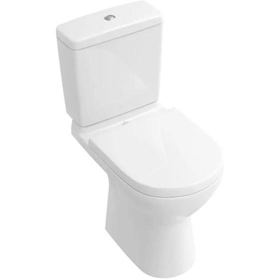 Villeroy&boch - O.novo, Combipack wc à poser sans bride modèle sur pied, céramique blanc