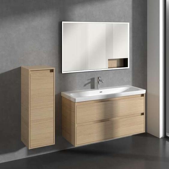 Villeroy und Boch Meuble dappoint Villeroy et Boch Skyla C80200VJ 1 porte, 1 tiroir, 350 x 1000 x 349 mm, Chêne nordique / Chêne nordique