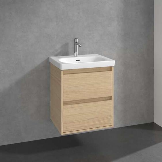 Villeroy und Boch Meuble sous-vasque Villeroy et Boch Skyla C79300VJ 2 tiroirs, 522 x 596 x 424 mm, chêne nordique