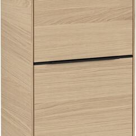 Villeroy und Boch Villeroy et Boch Subway 3.0 armoire dappoint C59401VJ 40x86x36,2cm, charnière gauche / poignée Volcano noir, chêne nordique