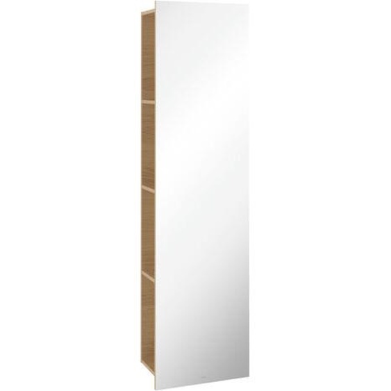 Villeroy und Boch Villeroy et Boch Subway 3.0 étagère miroir C59600VJ 45x170x30cm, avec étagère à gauche, chêne nordique