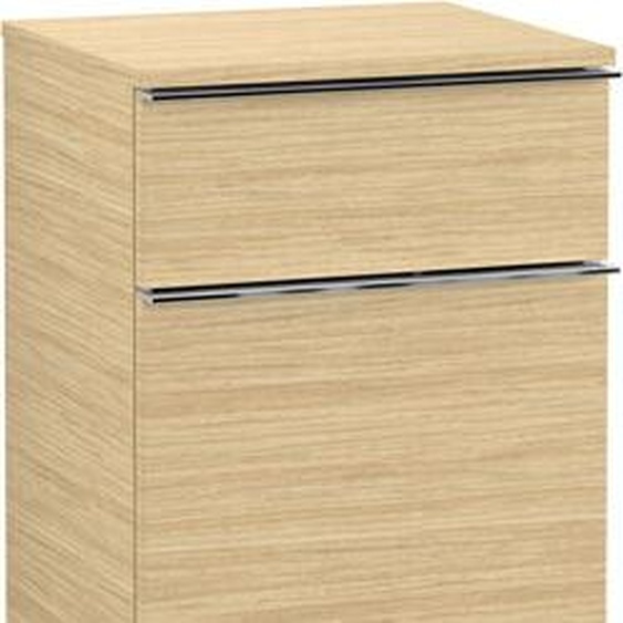 Villeroy und Boch Villeroy et Boch Venticello meuble dappoint A95011VJ 40,4 x 86,6 x 37,2 cm, butée à droite, poignée chrome, chêne nordique