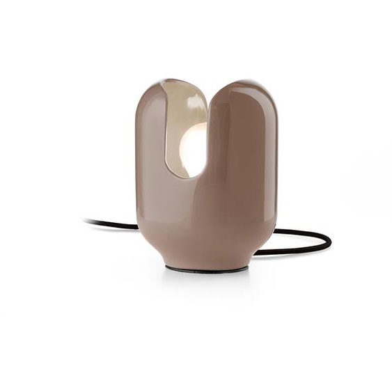 Vintage Decò Batucada Ceramic Lamp Moka Brown 1 Light E27