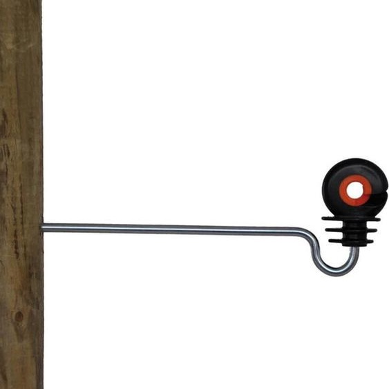 Vis décartement isolateur XDI Courbe 18 cm Bois (10 Pièces) - Metal Core