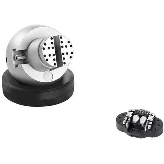 Vise à bille, construction en acier de première qualité, rotation à 360 degrés, 5in 35PCs