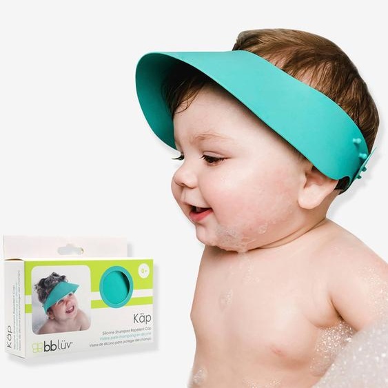 Visière pare-shampooing en silicone KÄP bleu