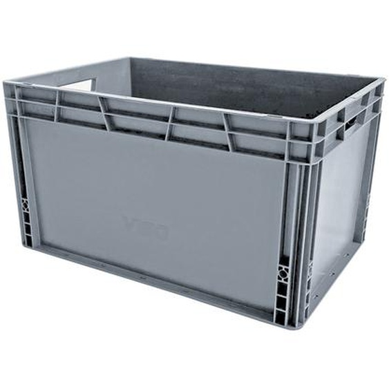 VISO Bac de rangement 600 x 400 x 330 mm gerbable polypropylène 55 L - Gris anthracite