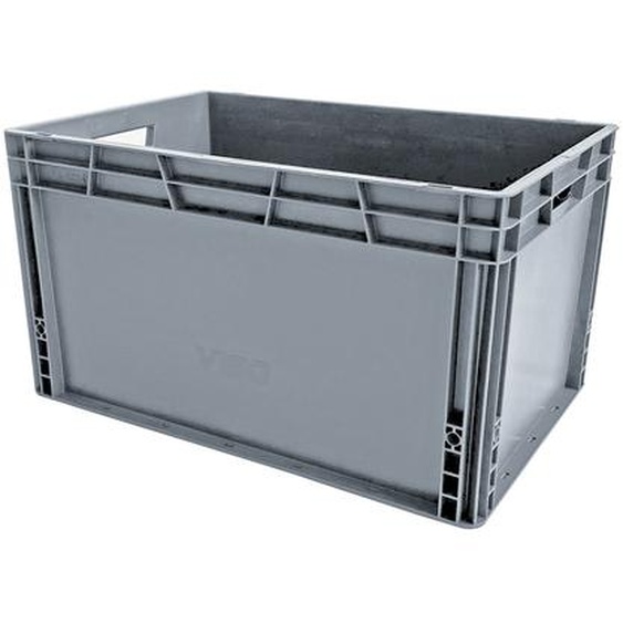 VISO Bac de rangement 600 x 400 x 330 mm gerbable polypropylène 55 L - Gris anthracite