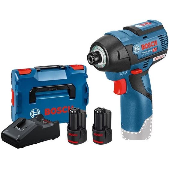 Visseuse à chocs 12V GDR 12V-110 + 2 batteries 3Ah + chargeur + coffret L-BOXX - BOSCH - 06019E000Y