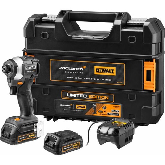Visseuse à chocs 18V XR 205 Nm (2x1,7 Ah PowerStack) édition McLaren - DEWALT DCF85ME2GT-QW