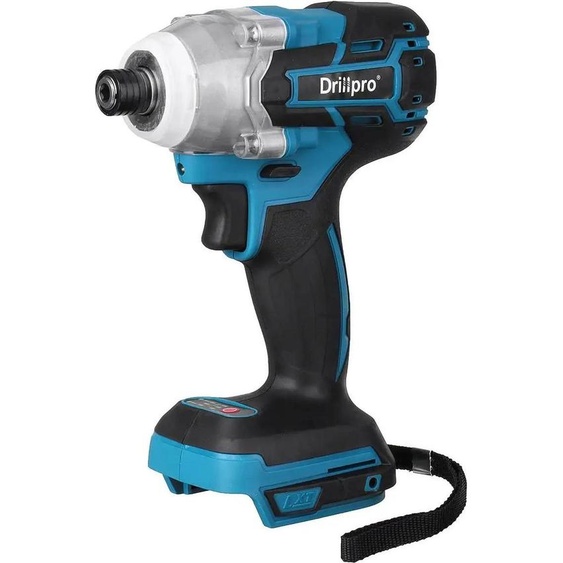 Visseuse à chocs sans fil - Sans balais 18 V - Max 520 Nm - 3300 tr/min - Éclairage LED - Sans batterie - Rouge