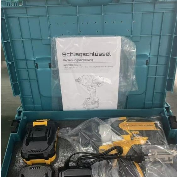 Visseuse électrique 1000 N.m, entraînement 3/4, 21 V, batterie 4,0 Ah, deux batteries et chargeur, coffret en plastique MT-1, DEWALT jaune, prise UE