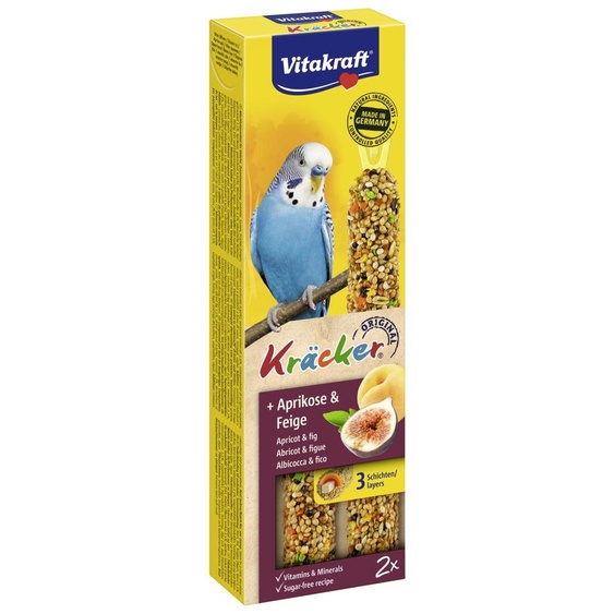 Vitakraft Perruche cracker abricot & figue (2 x 30 g)