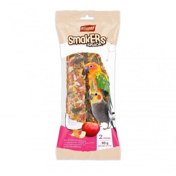 Vitapol - Pâtes à tartiner pour perroquets de taille moyenne dans une feuille daluminium - 2 pièces -90g