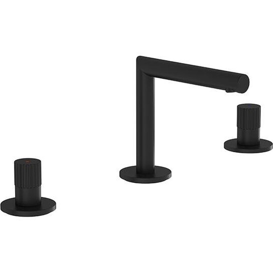 Vitra Origin poignées A4258336 saillie 127mm, sans garniture de vidange , installation à trois trous, noir mat