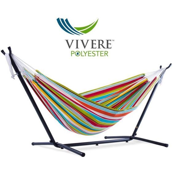 Vivere C8POLY-10 Hamac double avec Support Ciao