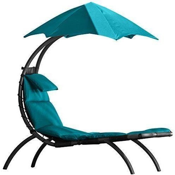 Vivere DRMLG-TT Original Dream Lounger Chaise Longue Acier Turquoise 177 x 76 x 117 cm…