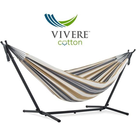 Vivere Hamac Double avec Support Lune Désertique 200 cm