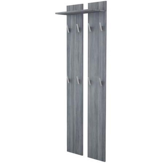 Vladon Panneaux portemanteaux 170 en Avola-Anthracite