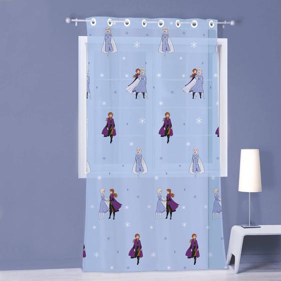 Voilage À Œillets, Disney Home Frozen Sisters Bleu Ciel