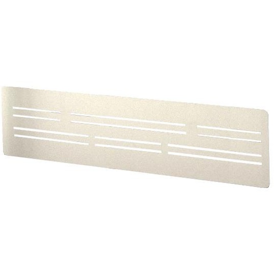 Voile de fond Wood L.148 x H.30 cm - Aluminium - Blanc