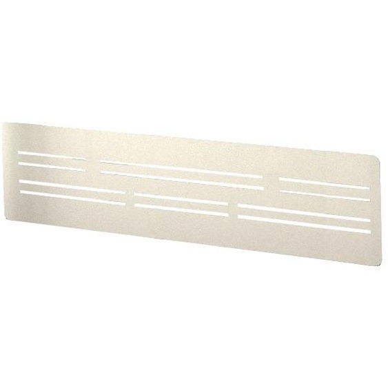 Voile de fond Wood L.148 x H.30 cm - Aluminium - Blanc