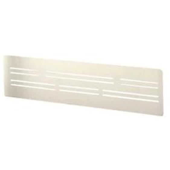 Voile de fond Wood L.148 x H.30 cm - Aluminium - Blanc