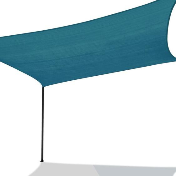 Voile dombrage rectangulaire 4x6 m bleu canard