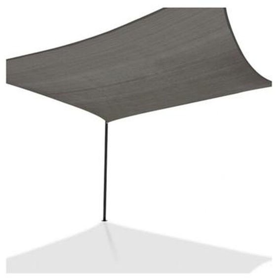 Voile dombrage rectangulaire 4x6 m gris