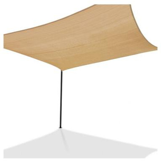 Voile dombrage rectangulaire 4x6 m sable