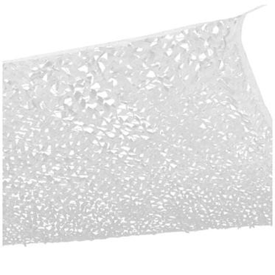 Voile dombrage rectangulaire design ombrière camouflage 3x4 M blanc