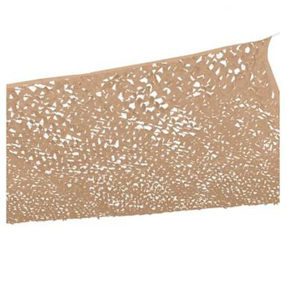 Voile dombrage rectangulaire design ombrière camouflage 4x6 m sable
