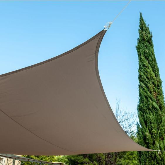 Werka Pro - Voile dombrage taupe 5 x 5 m