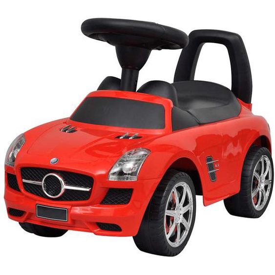 Voiture à pousser par pieds pour enfants rouge