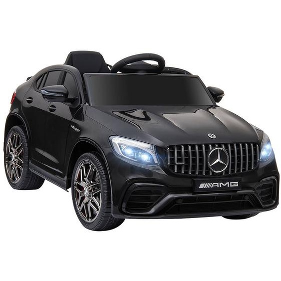 Voiture Électrique Enfant Mercedes Glc Amg 12 V 35 W V. 3-5 Km/h Télécommande Effets Sonores Lumineux Noir