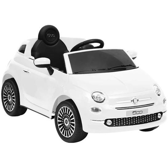 Voiture électrique pour enfants Fiat 500 Blanc