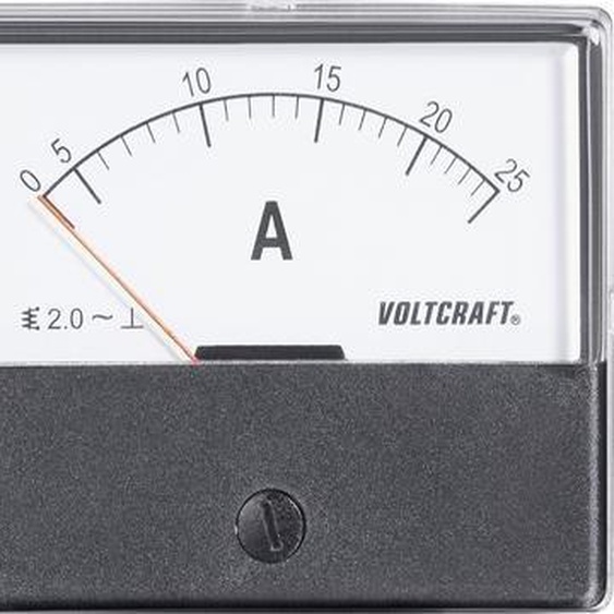 Voltcraft AM-70X60/25A Einbau-Messgerät AM-70X60/25A 25 A Dreheisen (AM-70X60/25A)