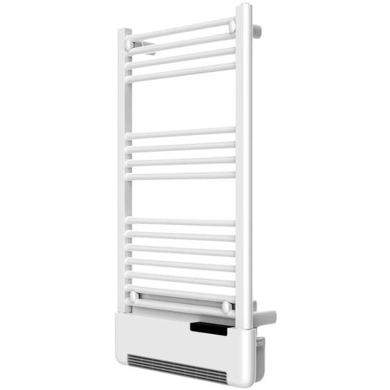 Voltman - Chauffage sèche-serviettes inertie fluide Liza - 500W + 1000W - Blanc