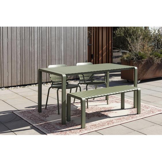 Vondel - Lot de 2 fauteuils de jardin en métal - Couleur - Vert de gris