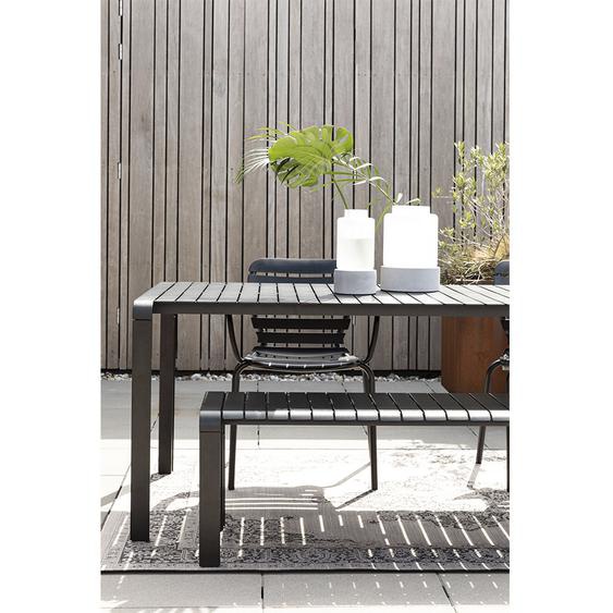 Vondel - Table de jardin en métal 214x97cm - Couleur - Noir