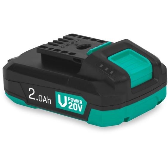 VONROC batterie 20V - 2.0Ah - port USB-C bidirectionnel - Batterie et powerbank en un - compatible avec Power Delivery (PD)