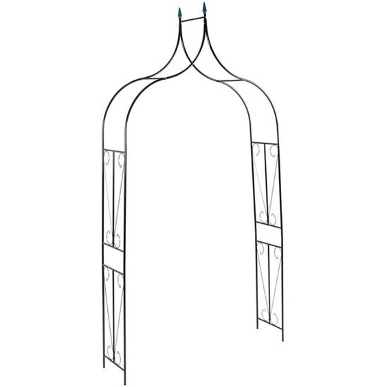 Voûte de jardin Vert foncé 142x37x275 cm Fer