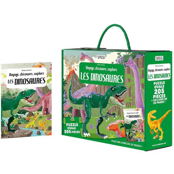 Voyage, Découvre, Explore - Les Dinosaures Vert