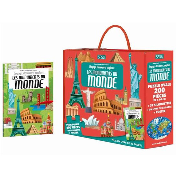 Voyage, Découvre, Explore - Monuments Du Monde Rouge