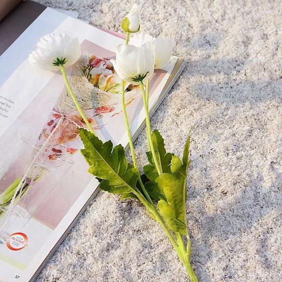 Vvikizy fleurs artificielles en soie Fleur artificielle décorative réaliste, Look élégant, fausse fleur pour la deco decoratifs